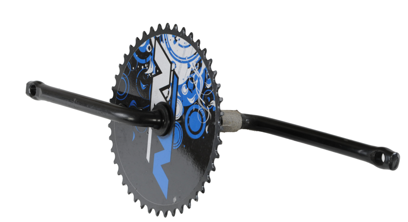 BMX One Piece Chainring Crank Set 170mm-2