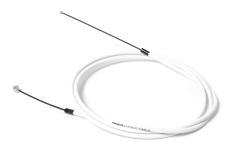 SALT AM BMX Brake Cable Set White