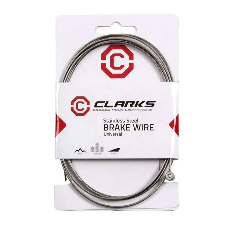 Clarks Universal S/S Inner Brake Cable Wire Silver