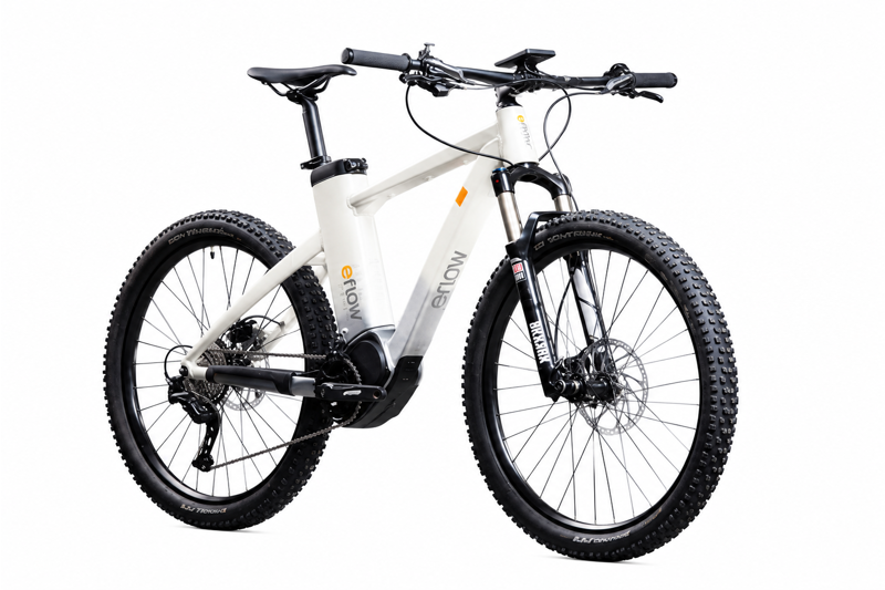 E-Flow CM-2 Electric Mountain Bike Shiny White Pearl