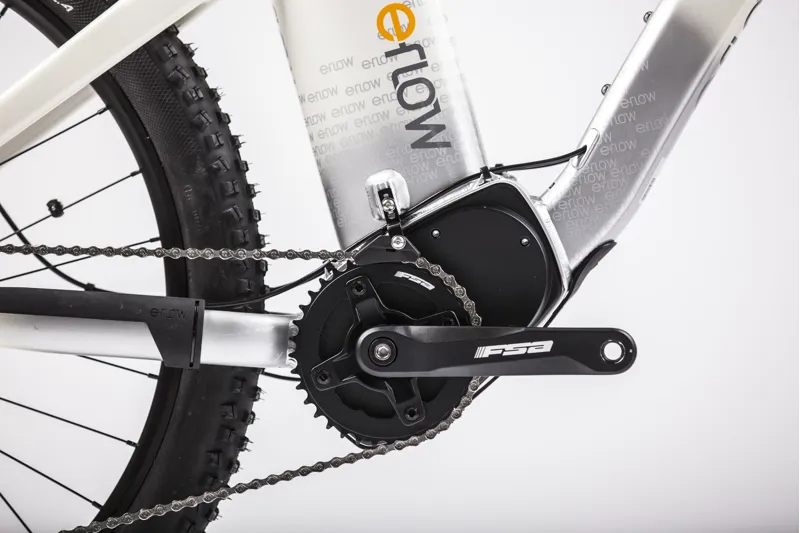 E-Flow CM-2 Electric Mountain Bike Shiny White Pearl 27.5 Wheels-10