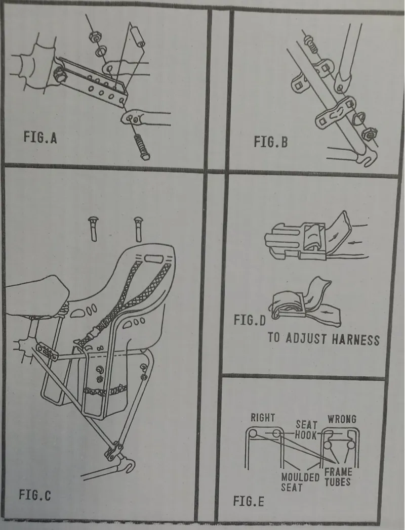 Rear Mounted Child Seat White-1