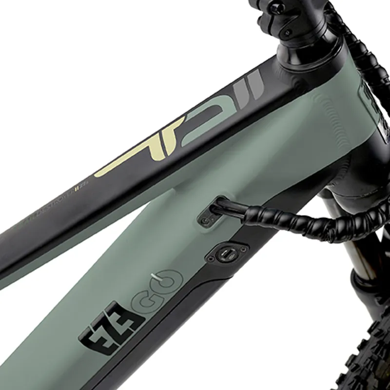 Ezego Trail Destroyer II 27.5 Inch Wheel Bike Green 14Ah Battery-3