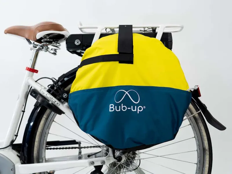 Bub-Up Bike Umbrella Cover Blue Yellow-2