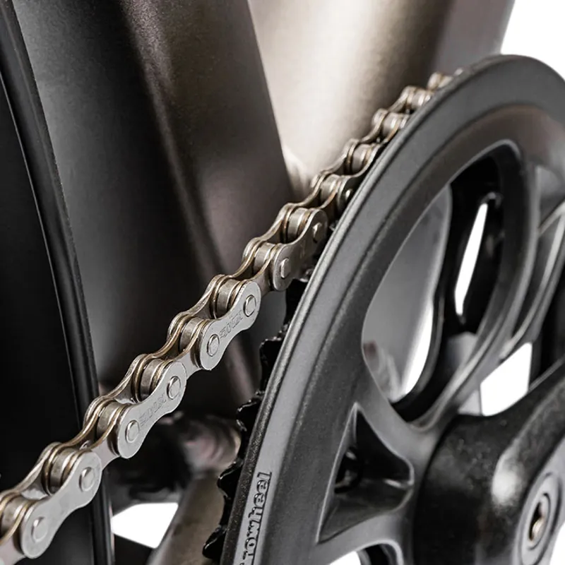 Ampere Deluxe Step Through 700c Wheel Electric Bike Grey -10