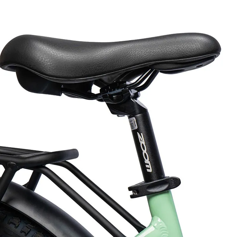 Ampere Deluxe Step Through 700c Wheel Electric Bike Green-3