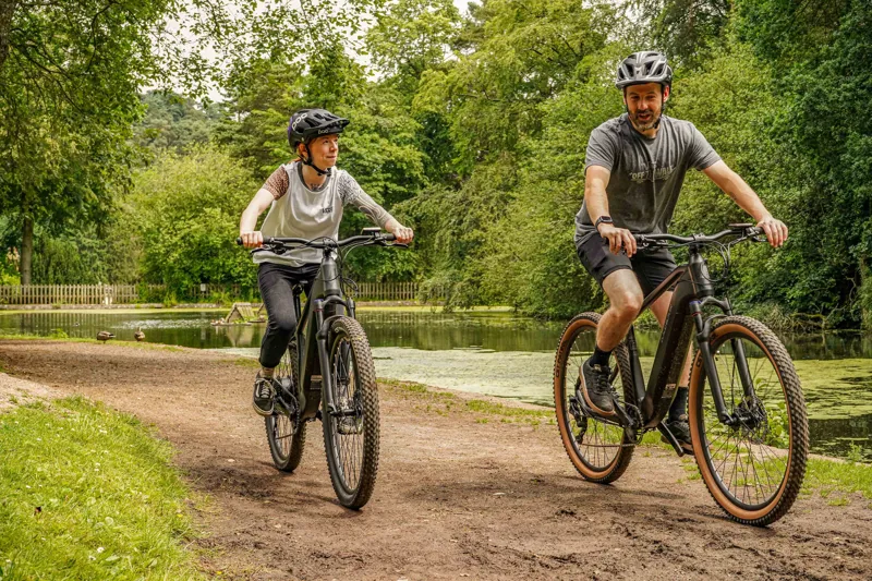 Claud Butler Wrath 1.0 29 Inch Wheel Electric Bike Grey-9