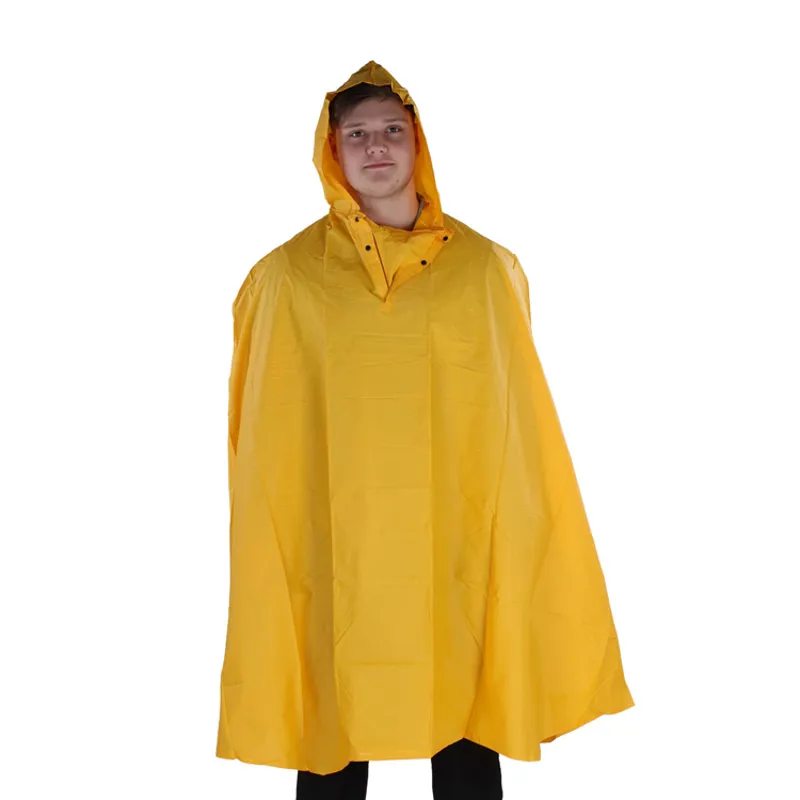 ETC Waterproof Rain Cape Yellow-1