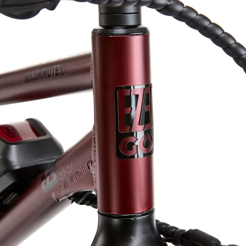 Ezego Commuter EX 700c Unisex Bike Purple 12.8Ah Battery-7