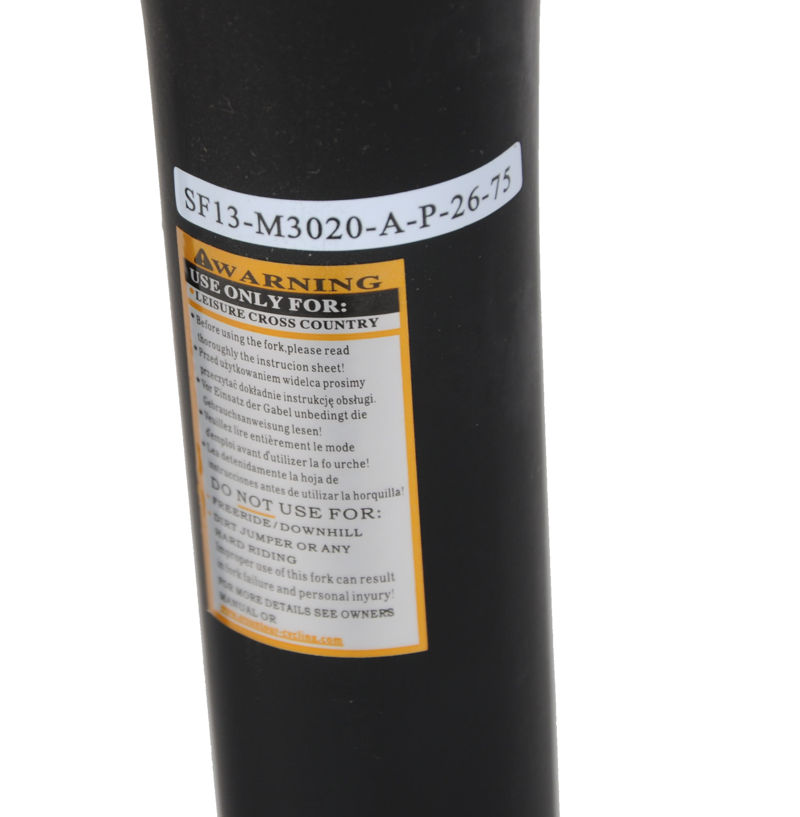 SR Suntour M3020 26 Inch Suspension Fork Black-6