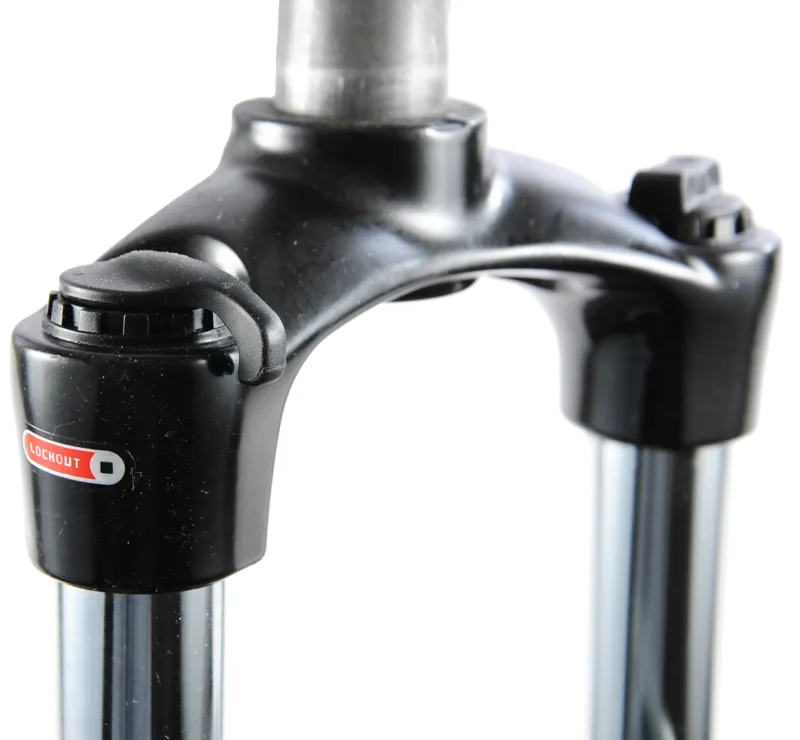 SR Suntour Lockout 26 Inch Forks 1 1/8 Grey-3