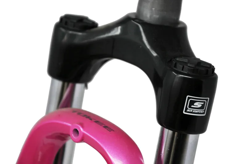 Suntour M3010 24 Inch Suspension Fork 1 1/8 Pink-4