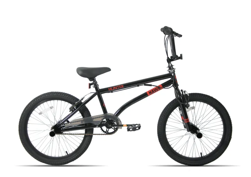 Hawk Hunter BMX 20 Inch Wheel Kids Bike Black