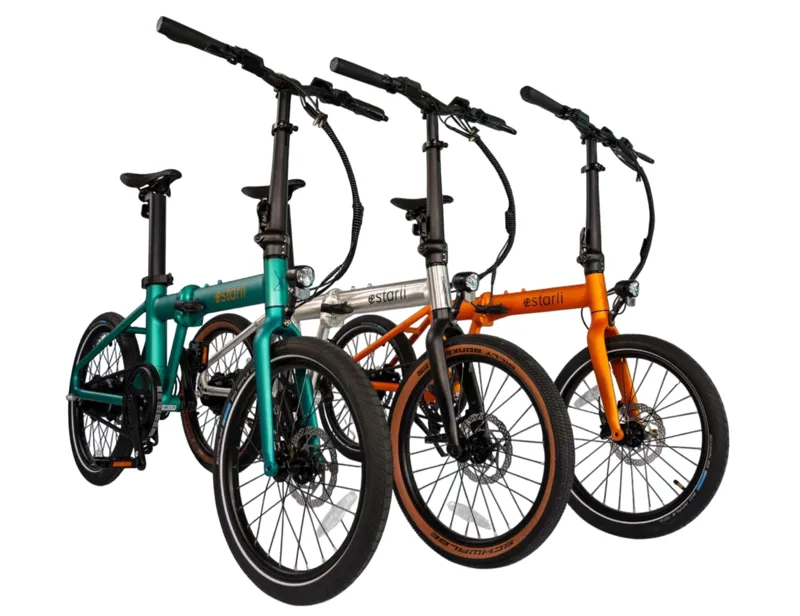 Estarli E20.X Pro 20 Inch Electric Folding Bike Racing Green-3