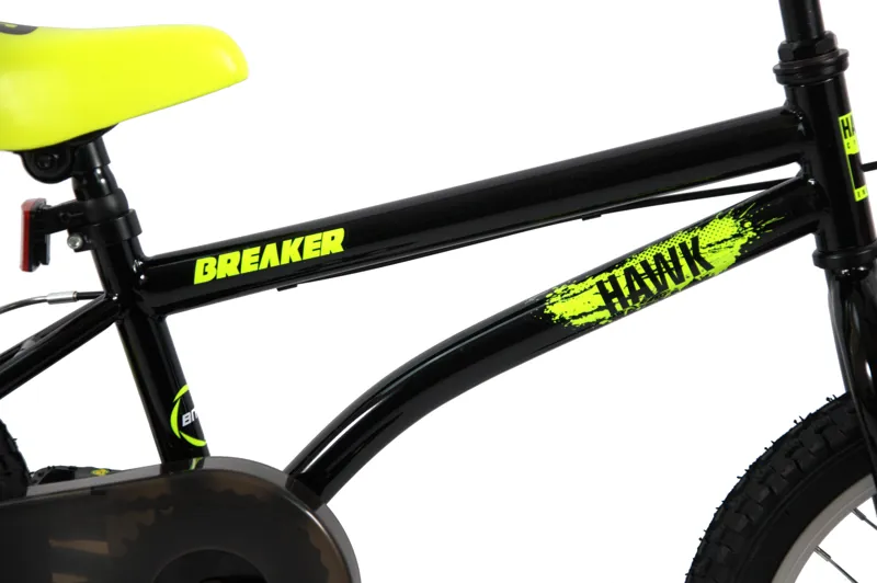 Hawk Breaker 16 Inch Wheel Kids Bike Black-3