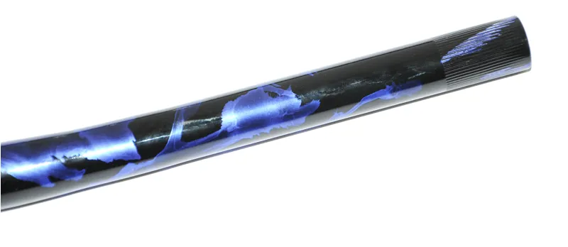 25.4mm Narrow MTB Handlebars Black and Blue-1