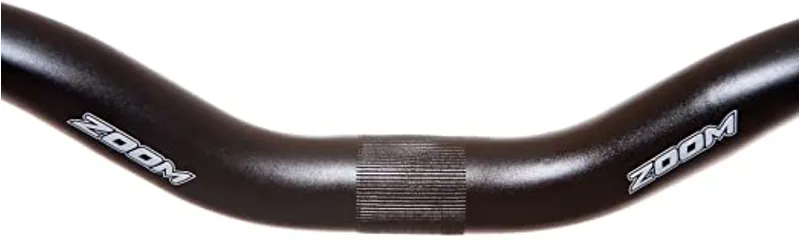Zoom 25.4mm Semi Raised Handlebars Black-3