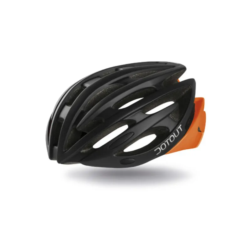 Dotout Shoy Road Helmet Black and Orange-1
