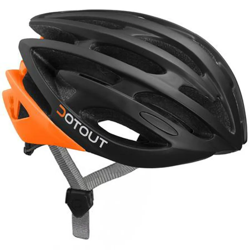 Dotout Shoy Road Helmet Black and Orange-3