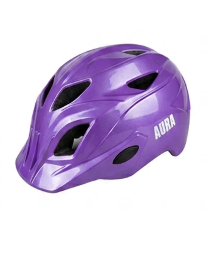 Ammaco Aura Led Kids Helmet Purple