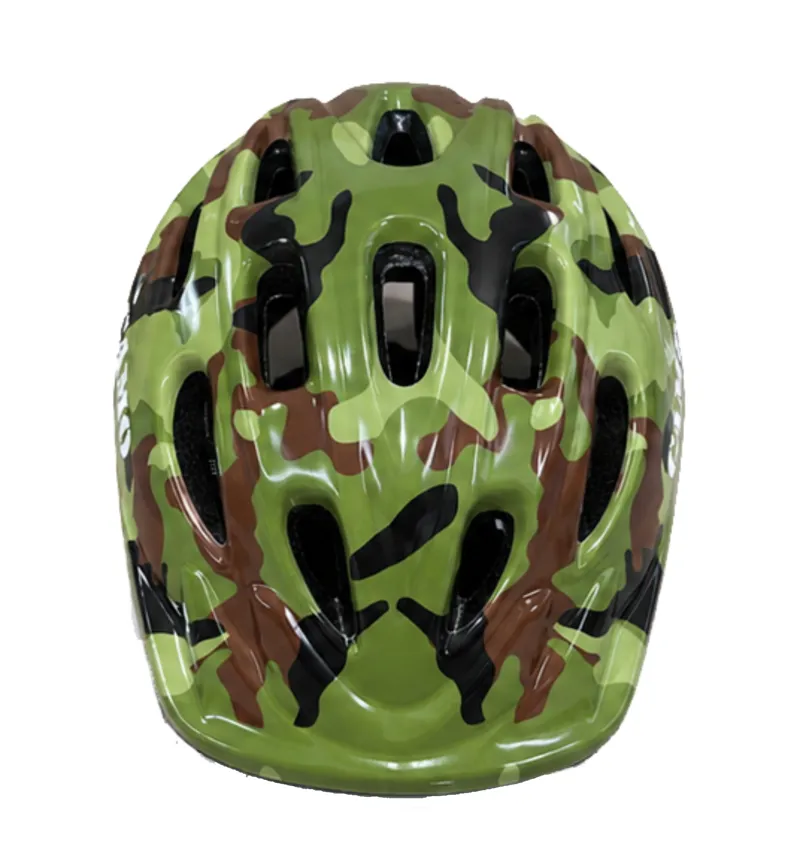 Ammaco Camo Kids Helmet 52-56cm Matt Green-1