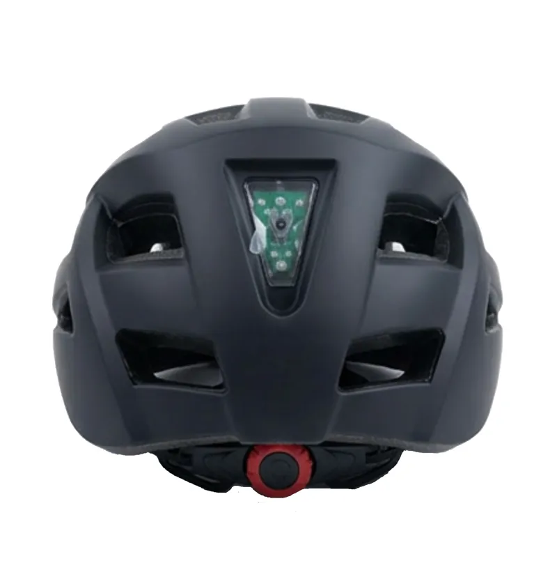 Ammaco MTB Helmet With Rear V LED Black-3
