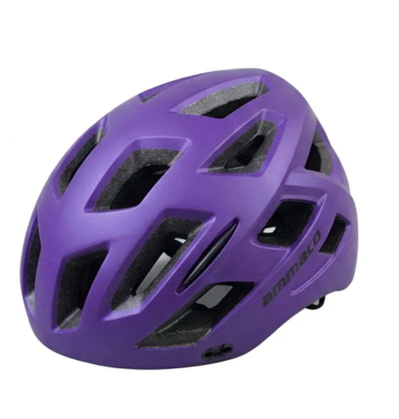 Ammaco MTB Helmet Rear V LED Purple-1