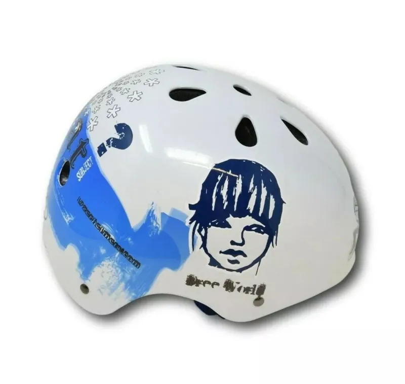 Lazer Trashy BMX/Skate Helmet 58-62cm Blue/White