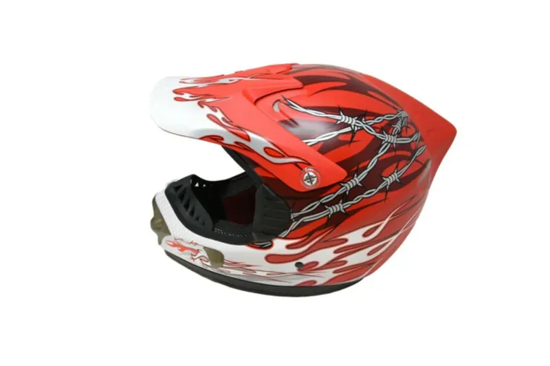 Dragon Full Face Downhill Helmet 55-56cm Red-3
