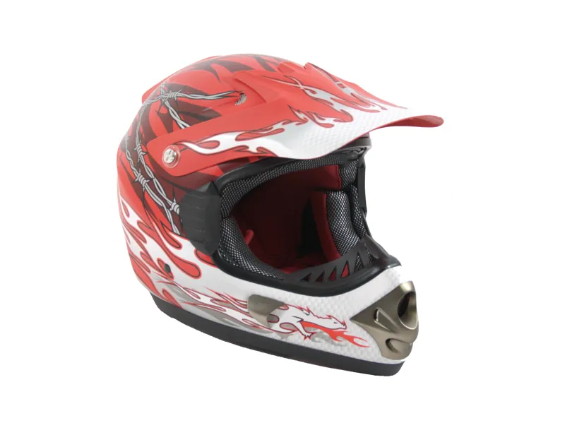 Dragon Full Face Downhill Helmet 55-56cm Red