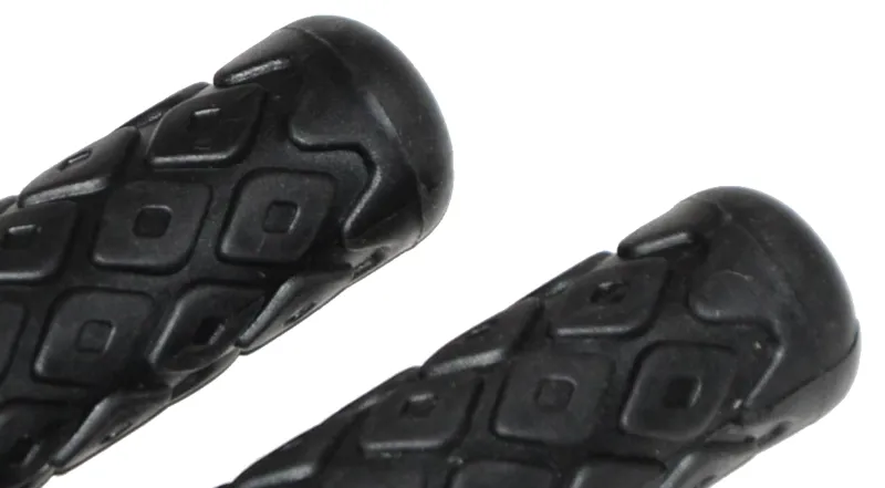 BMX Flanged Handlebar Grips Black-2