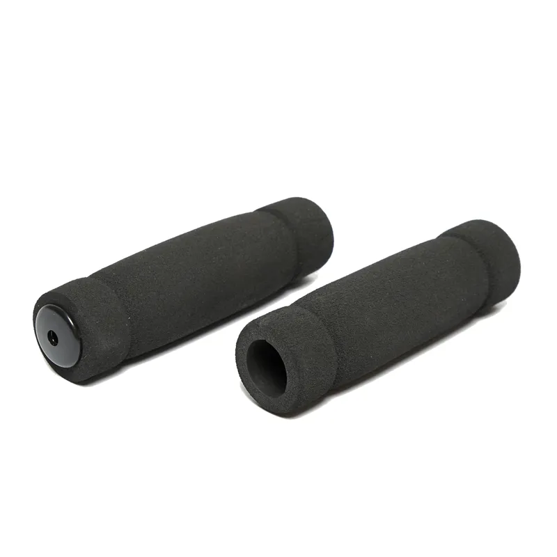 Foam Handlebar Grips Black 125mm