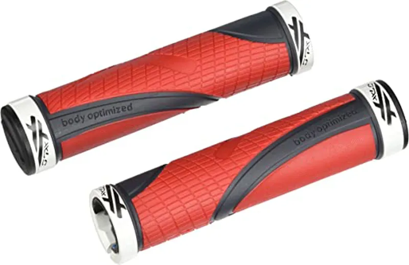 XLC GR-S23 Sport Bo Lock On Handlebar Grips Red-1