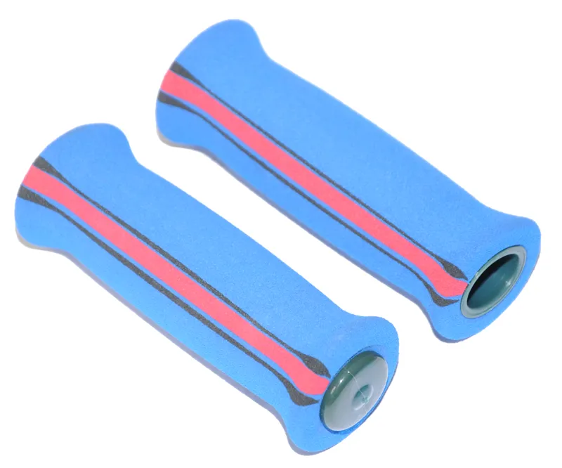 BMX Foam Handlebar Grips Blue-2