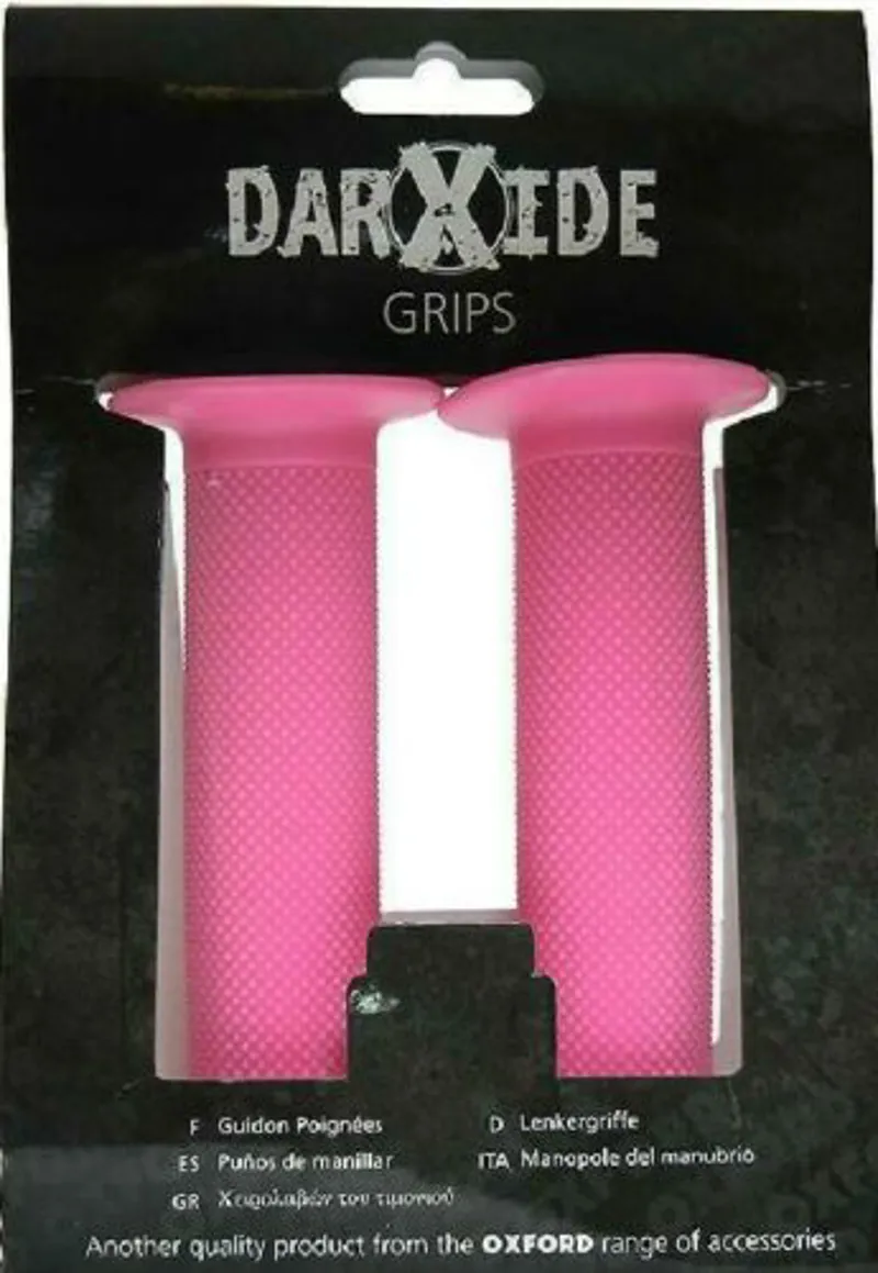 Oxford Darxide BMX Handlebar Grips Pink-2