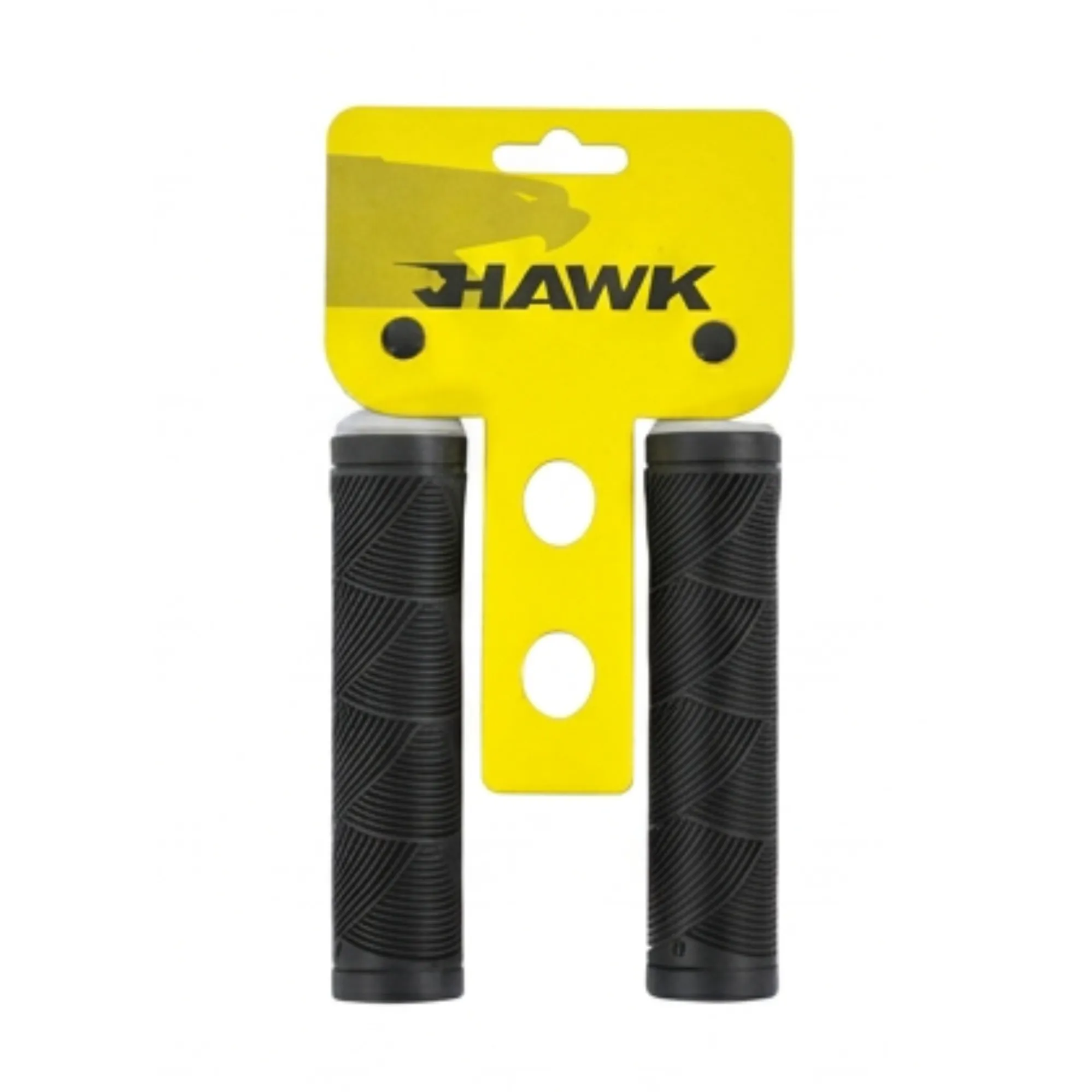 Rubber Hawk Hawk Rubber Handlebar Grips Black