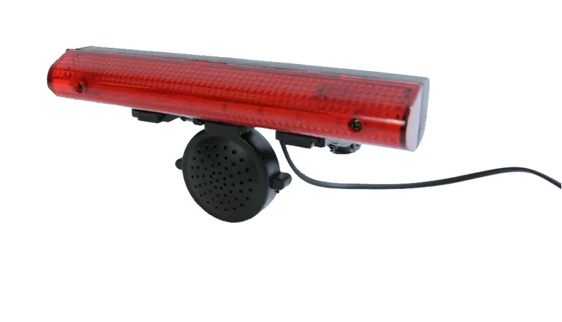 10 LED Light Electric Horn Red-1