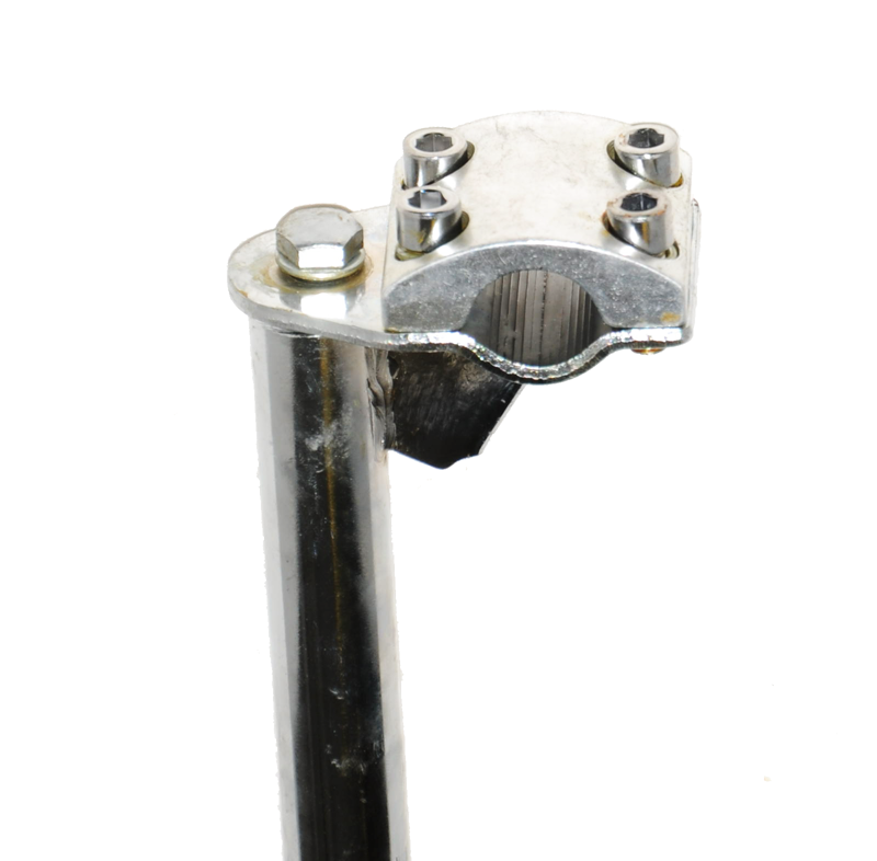 BMX Quill Handlebar Stem 22.2mm Chrome-1