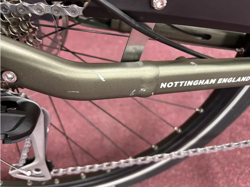 EX-DEMO Raleigh Motus GT 700c Electric Hybrid Bike Green 500Wh-3