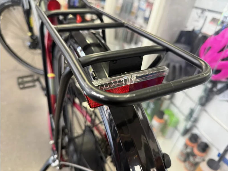 EX-DEMO Raleigh Array Open Electric Hybrid Bike Red 400Wh-3