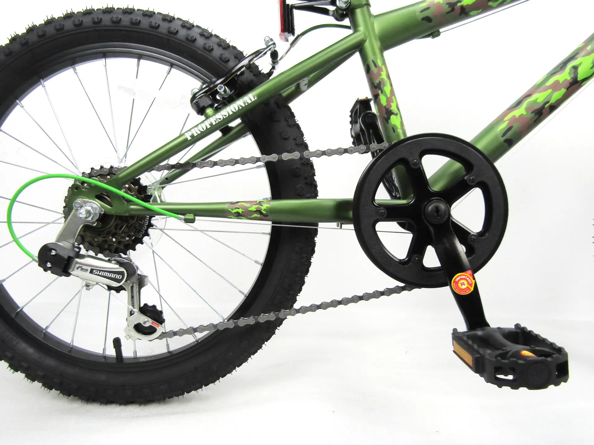 Professional Camo 18 Inch Wheel Speed Bike Green