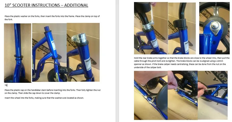 Professional Storm 10 Inch Wheel Scooter Blue-7