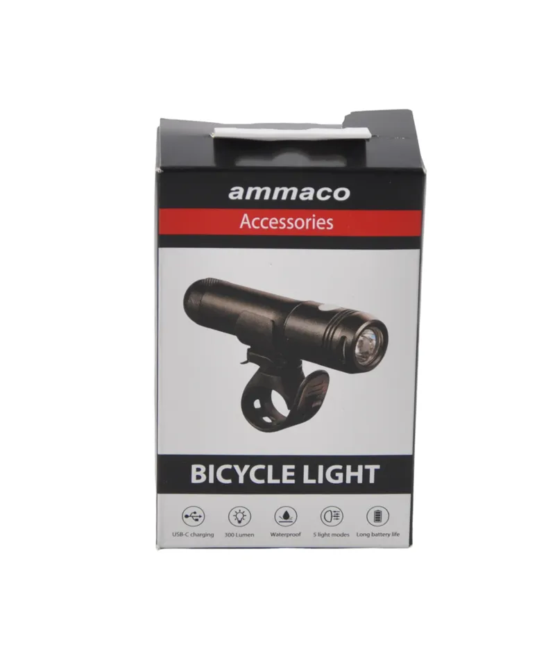 Ammaco 3 LED Rechargeable Front Light-1