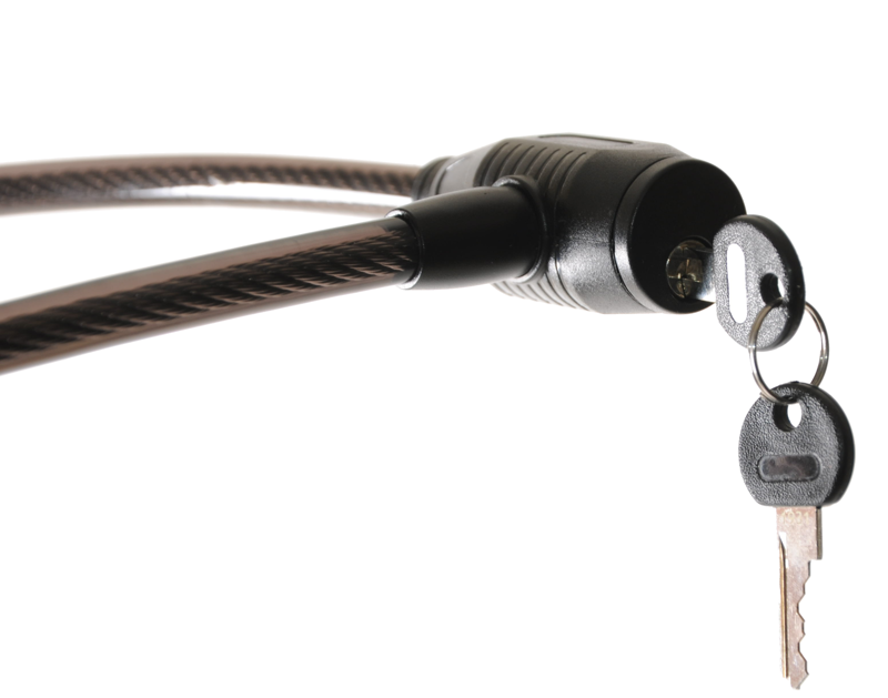 Bike Cable Lock 12mm x 650mm Smoke-1