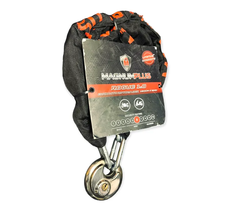 Magnum Plus Rogue Chain Lock 1.8m x 8mm-1