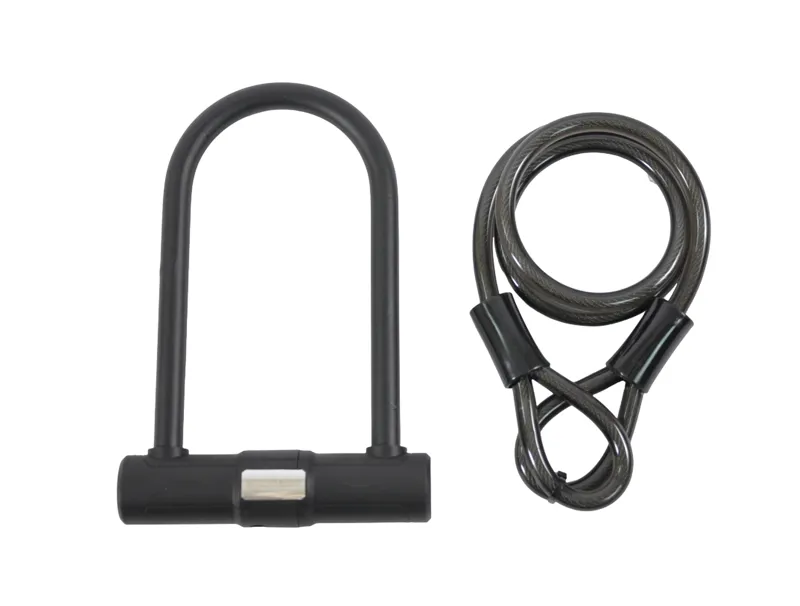 Ammaco 14mm D-Lock + 12mm x 1200mm Cable Black