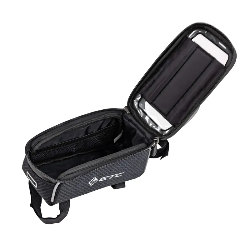 ETC Top Tube Phone Holder Bag Black-2