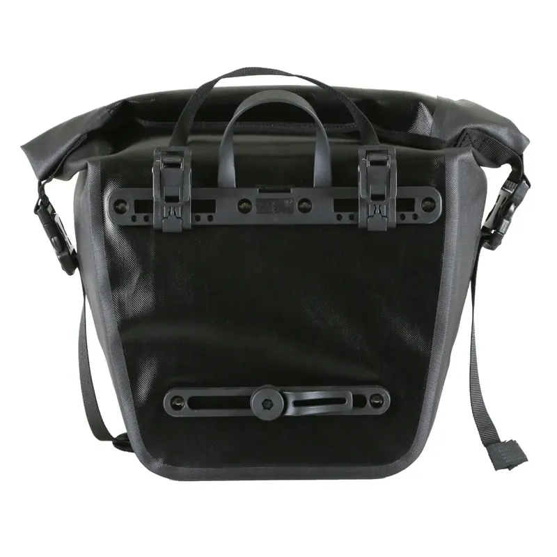 ETC Arid Waterproof Roll Top Pannier Bag Black-1