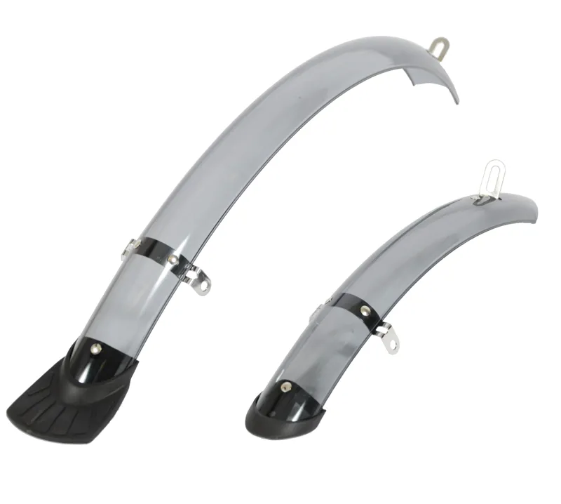 Sunnywheel Front Rear Mid Length Mudguard Set Smoke-1