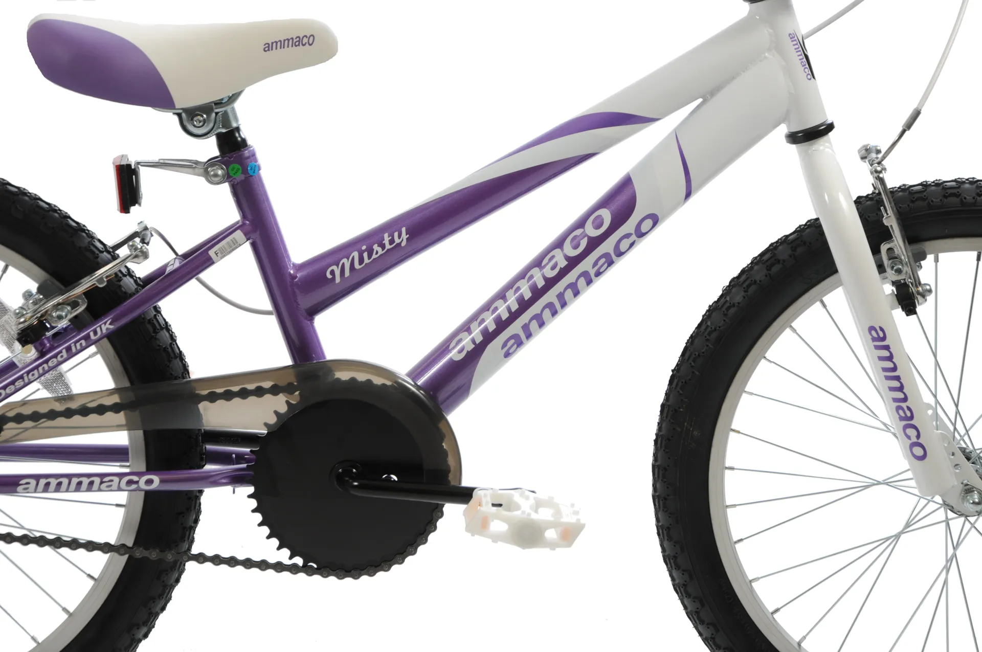 A'ME Dual Old School BMX: Impugnature LAVANDA Su BIANCO Per Un Look Vintage E Presa Salda